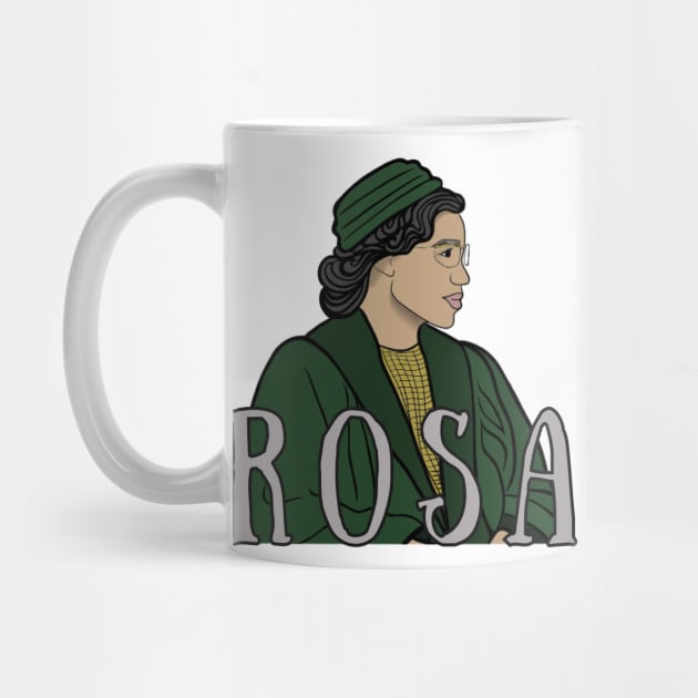 Rosa Parks Portrait by History Tees